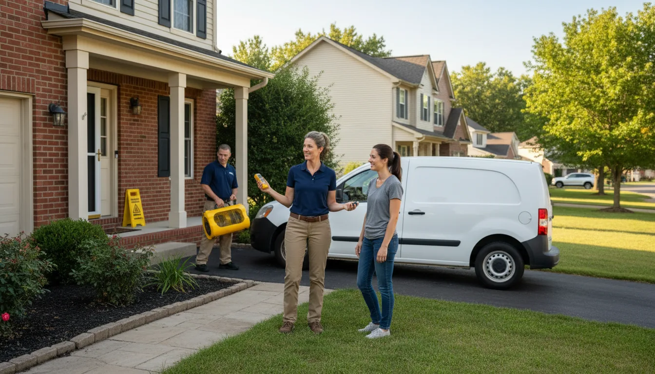 Residential water damage restoration in Sugar Grove, NC